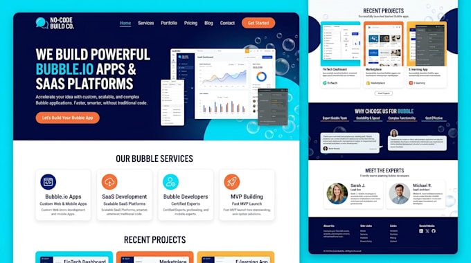 create bubble io website, saas app mvp, bubble developer, bubble io, bubble app