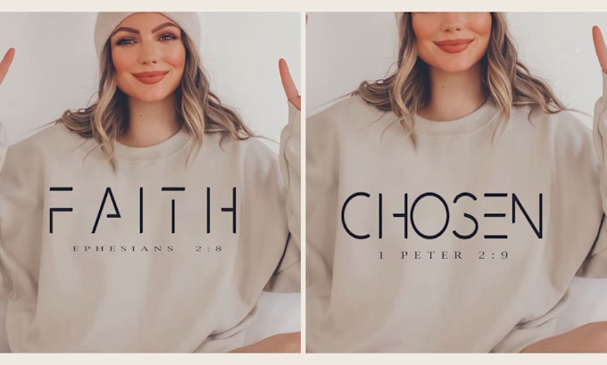 create custom christian t shirt design with bible verses
