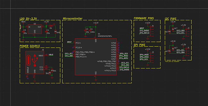 design your electronic schematic and pcb layout in kicad