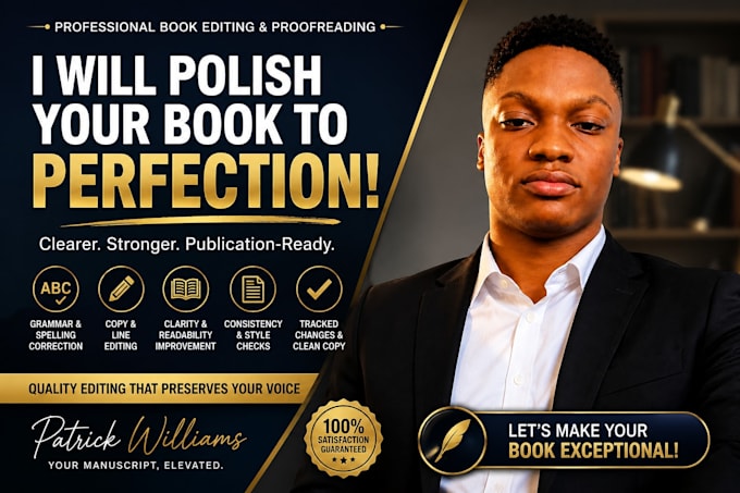 proofread edit and polish your book, ebook or manuscript professionally