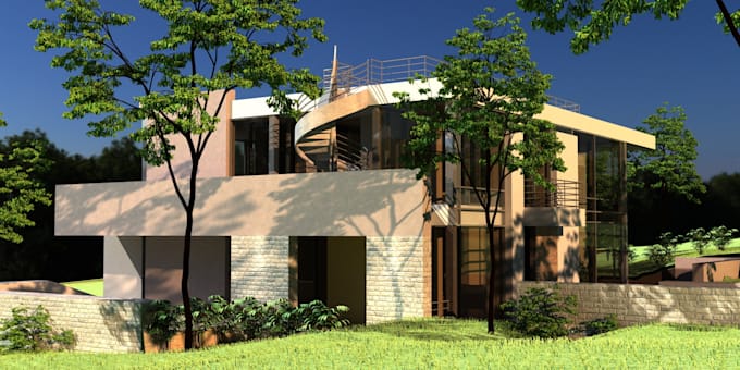 create photorealistic architectural renderings