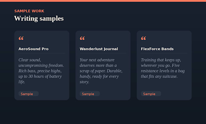 write compelling product descriptions and SEO texts