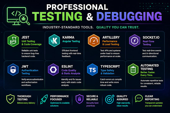 debug and fix your java, javascript, react, angular, or node js app