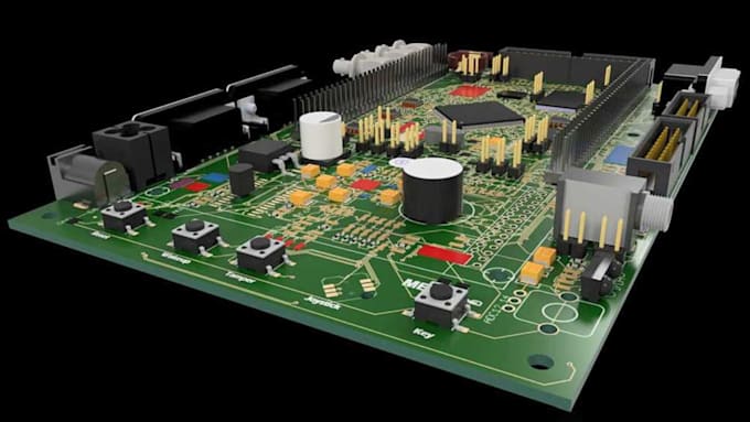 modify existing stl files for electronics, pcbs, batteries and custom component