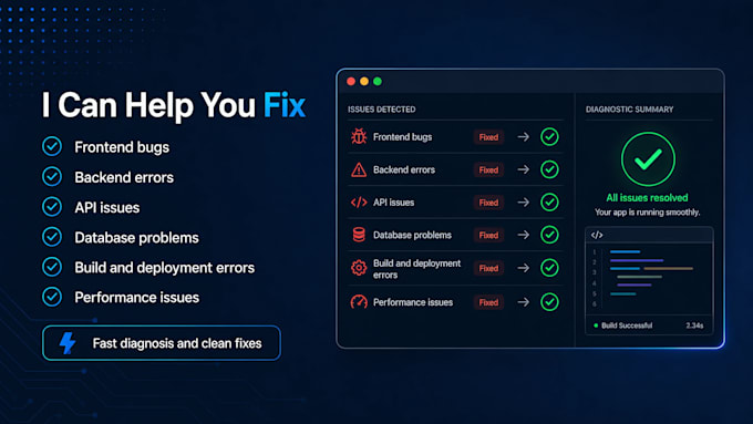 fix bugs and errors in your javascript web application