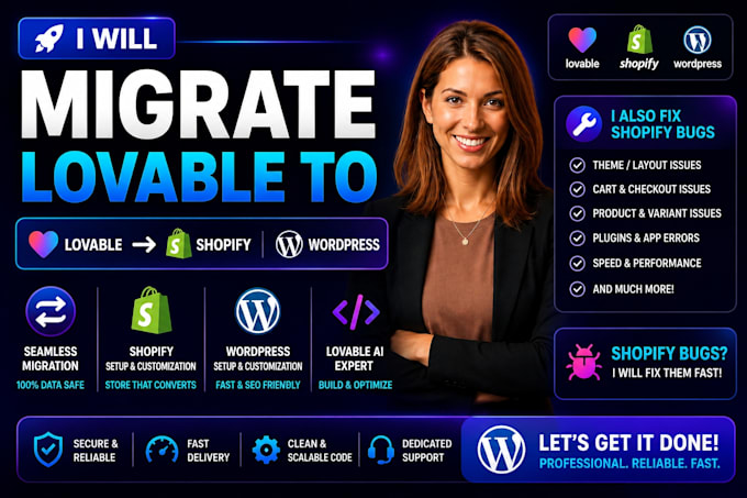 migrate lovable to shopify, wordpress, lovable ai, shopify bugs