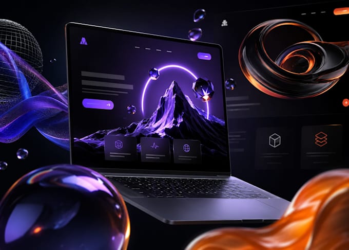 build an interactive landing page with immersive webgl animations