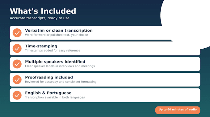 transcribe your audio or video into accurate text