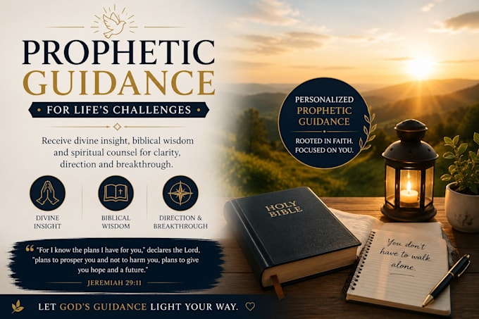 give you solution to life problems through prophecy
