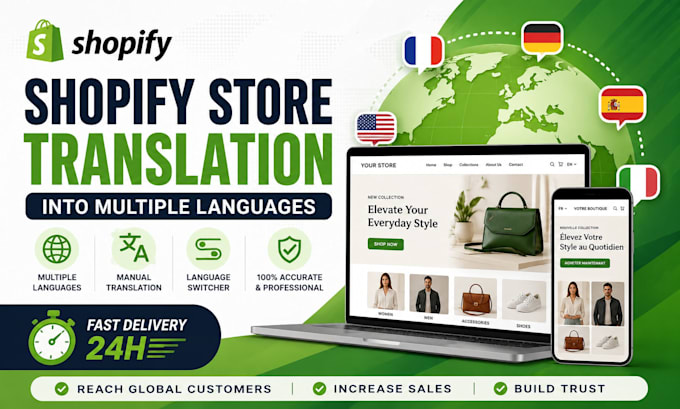 translate your shopify store into multiple languages