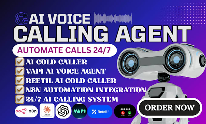 develop ai voice agent ai receptionist using vapi ai retell ai and twilio