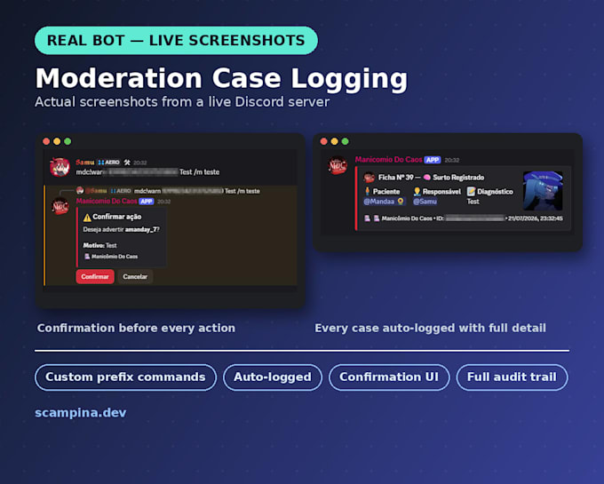 build a custom discord moderation bot