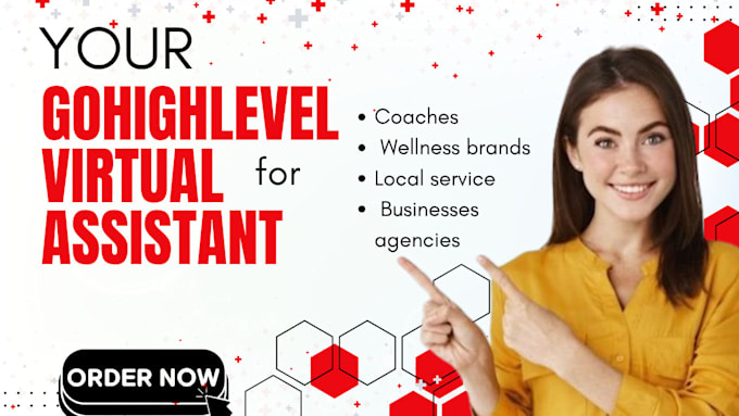 be your creative virtual assistant for gohighlevel va, CRM setup, funnel