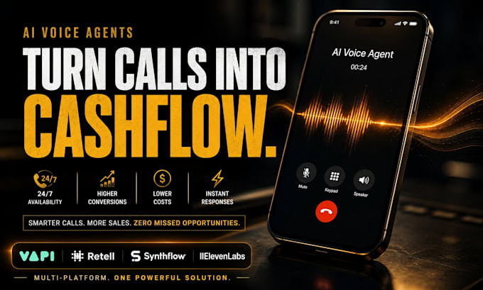 build an ai voice agent using vapi, retell, synthflow and elevenlabs voice agent