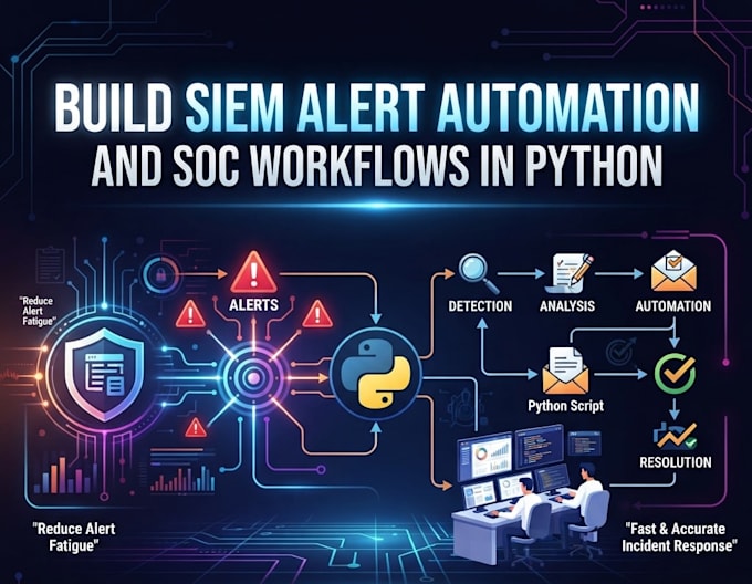 build siem alert automation and soc workflows in python