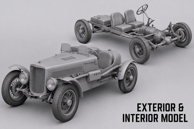 3d car model car part interior design widebodykit 3d printable for manufacturing