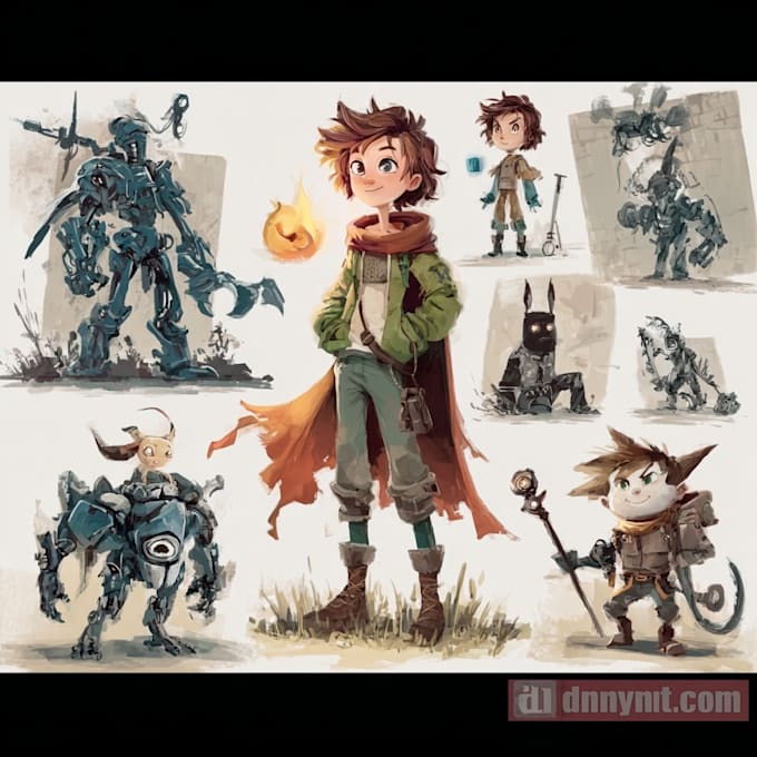 illustrate custom manga, comic and dnd characters