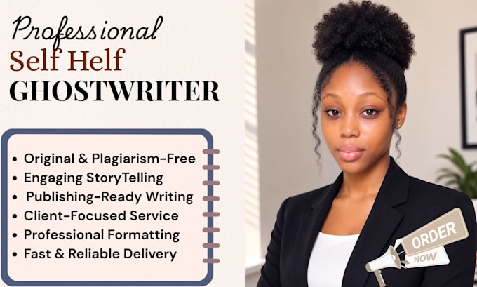 ghostwrite a professional self help book