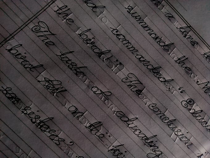 write anything in neat and beautiful handwriting