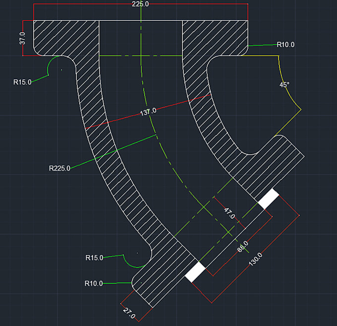 create professional autocad mechanical drawings