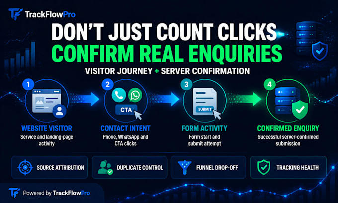 set up wordpress lead tracking with a confirmed enquiry dashboard