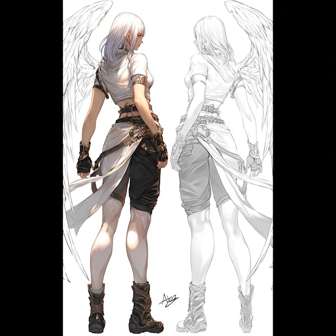 do a reference sheet for your oc or character