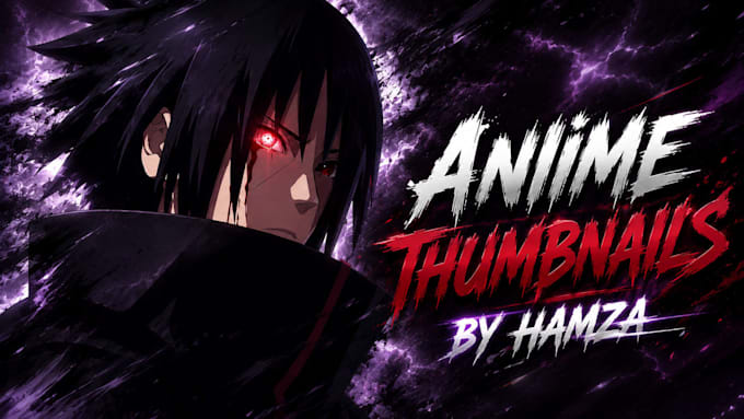 design premium anime youtube thumbnails with fast delivery