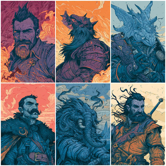 create custom illustrations any idea you have