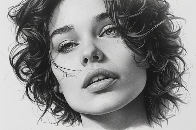 draw a rough charcoal sketch