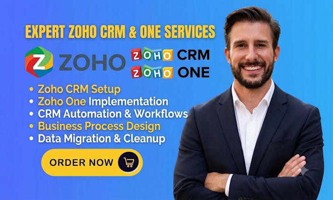 setup zoho crm zoho one crm automation workflow consultant crm customization
