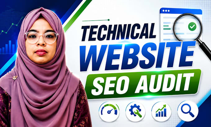 do technical website SEO audit with competitor analysis and action plan