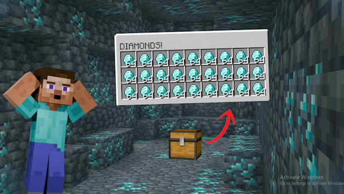 design professional minecraft thumbnails for youtube