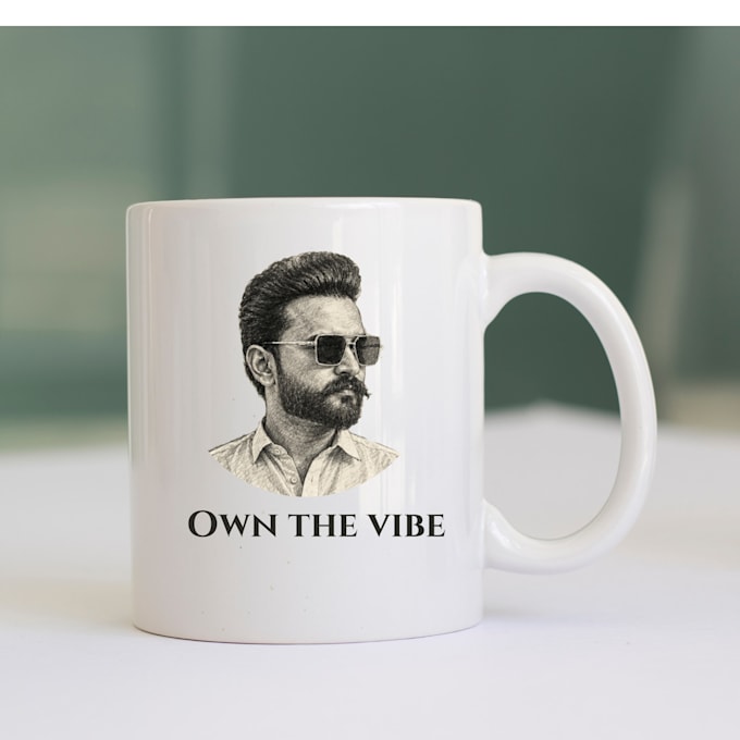 design custom mugs  and merchandise