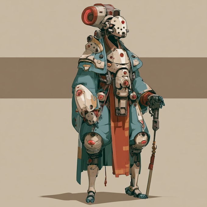 illustrate your mecha, robot and armored characters