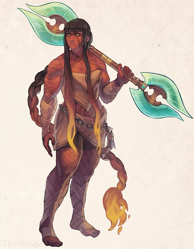 create a d and d character art and dnd art