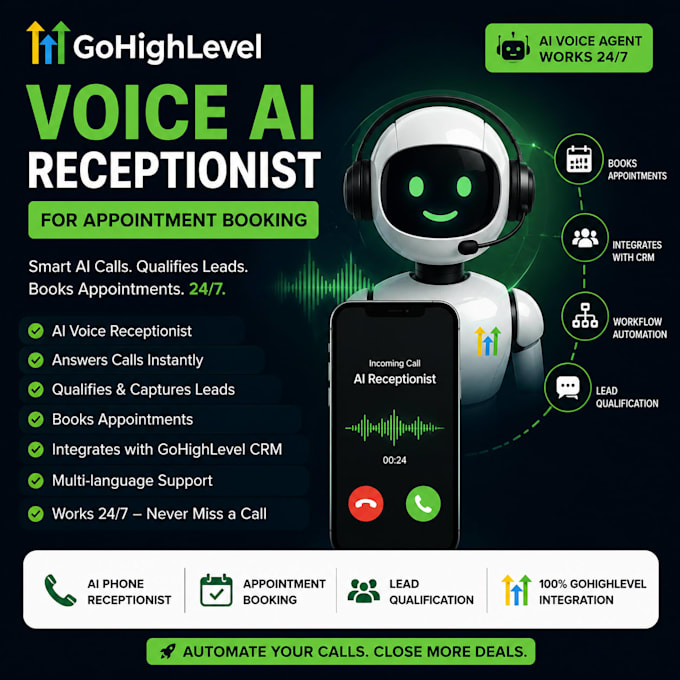 build gohighlevel voice ai for appointment booking