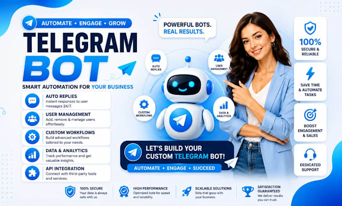 build custom telegram bot for business