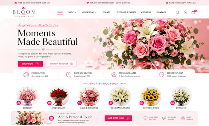create squarespace and wix website development design duda ecommerce website