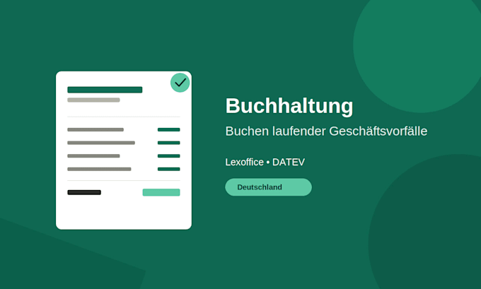 do your german bookkeeping in lexoffice or datev
