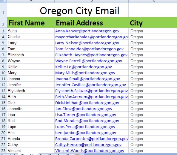 collect 100 Email Address Any Category