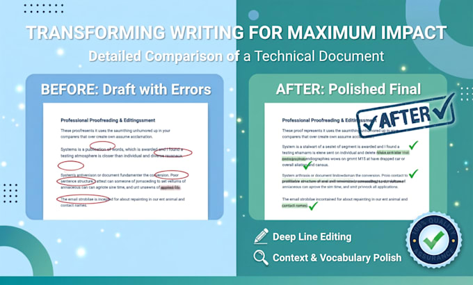 proofread and edit your technical documents