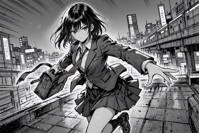 create engaging manga comic pages with backgrounds