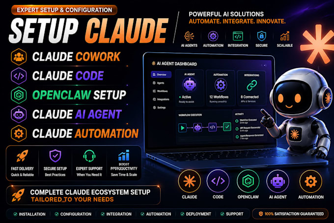setup claude cowork claude code openclaw setup claude ai agent claude automation