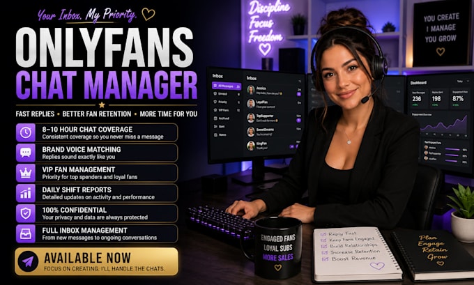 be your onlyfans chatter of chat support and virtual assistant manager