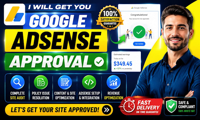 get google adsense approval and fix adsense policy issues
