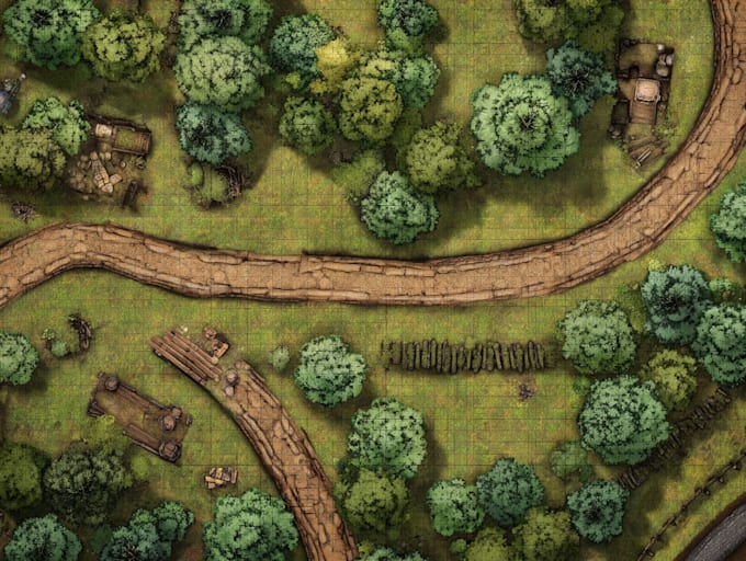 custom illustrated map for your business or project