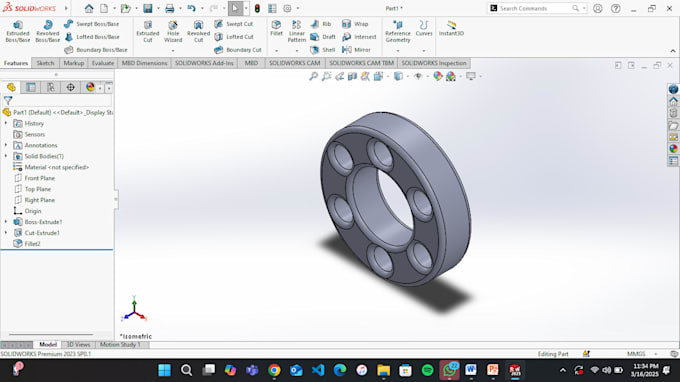 design 3d cad models for manufacturing in solidworks