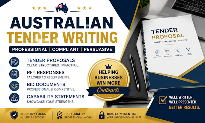 write australian tender proposal rft response bid document capability statemet