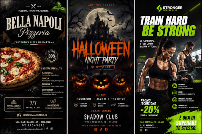 custom modern flyer design