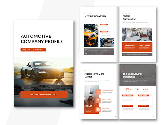 design a professional annual report or corporate report